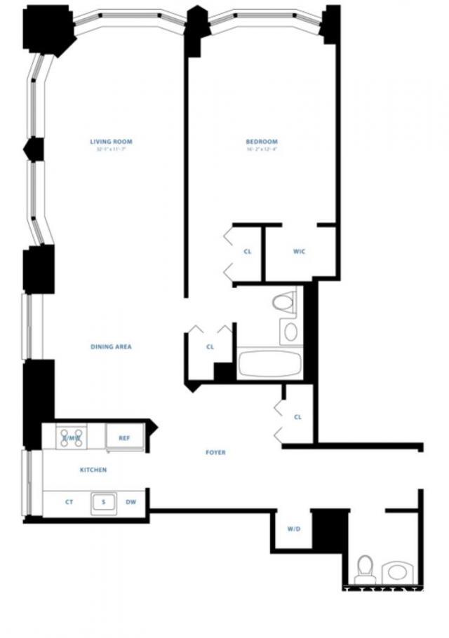 1 bedroom in New York NY 10007 - 1 bedroom in New York NY 10007 Condominio Unidad 7K