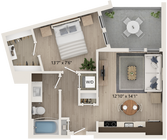 A1 Floor Plan - 2D