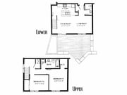 2 Bed / 1.5 Bath - 1,284 SF