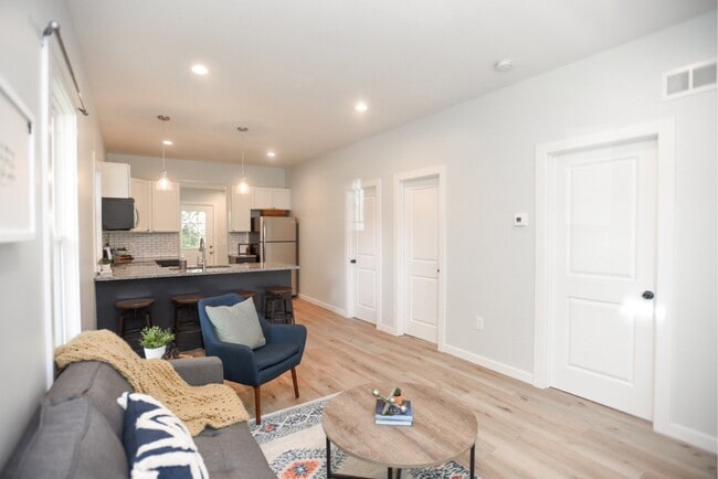 Bedrooms & Bath off the living space - 4821 Ebersole Ave