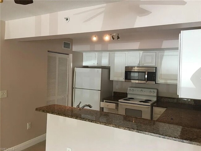 kitchen with granite countertops