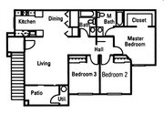 3BR/2BA