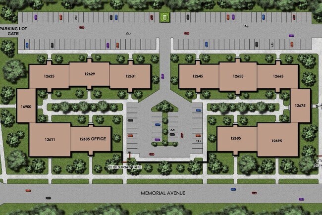 Mapa del sitio de Ramblewood - Ramblewood Apartments
