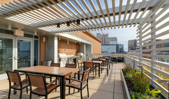 Enjoy grilling with friends on your new rooftop