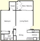 1BR/1BA