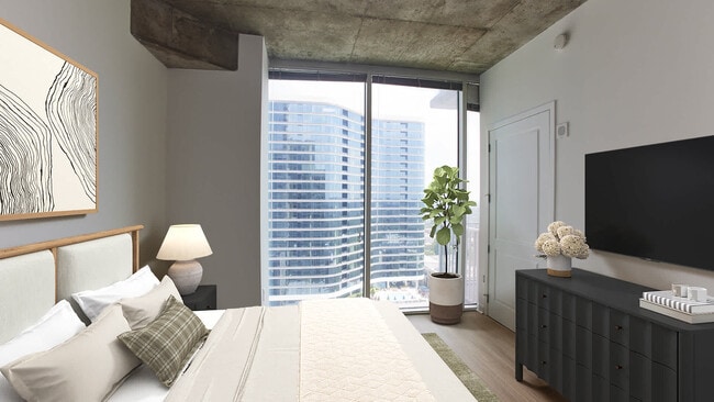 Bedroom with Hard Surface Flooring