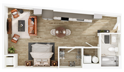 S2 floor plan The Seventeen Hundred on East