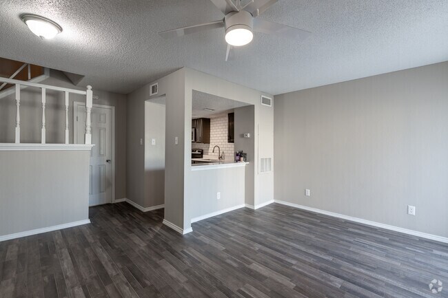 2BR, 2.5BA - 929SF - Living Room