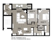 2BR/2BA & 2BR/2BA w/ Den