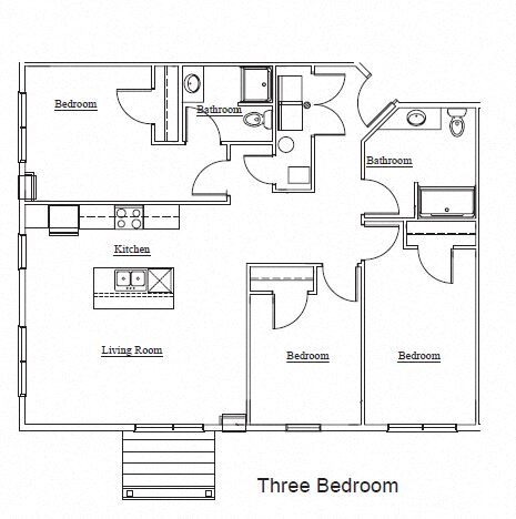 Floor Plan - 1300 Main Residences