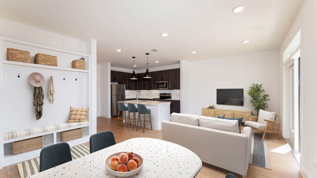 Living Room with Hard Surface Flooring