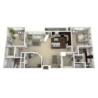 E1 | 2x2 | 1368 sq ft