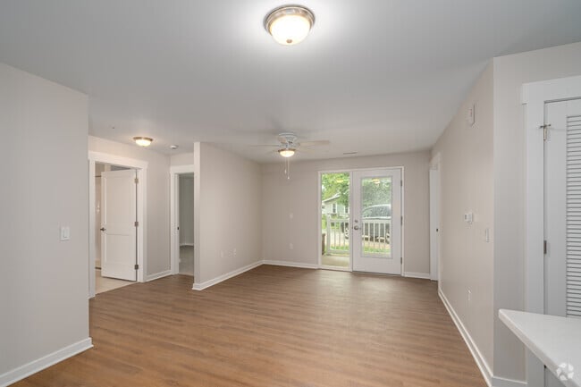 3BR, 2BA - 1,113SF - Living Room/ Dining Room - Churchview Garden Homes