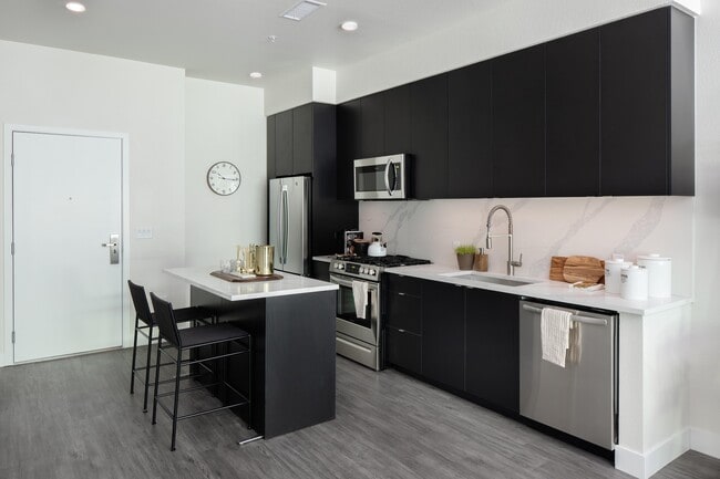 Kitchen island for added storage and seating