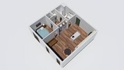 Euclid - One Bedroom Floor Plan