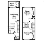 2BR/1.5BA