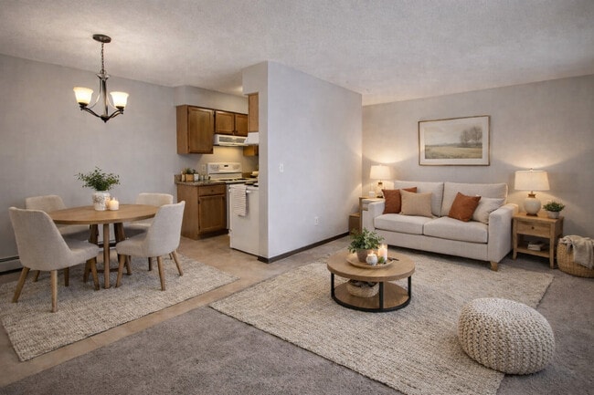 Staged Dining Room - Northumberland Apartments