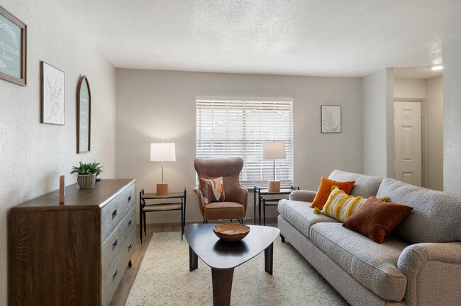 Renovated 1 Br, Living Room - Forest Gate Apartments