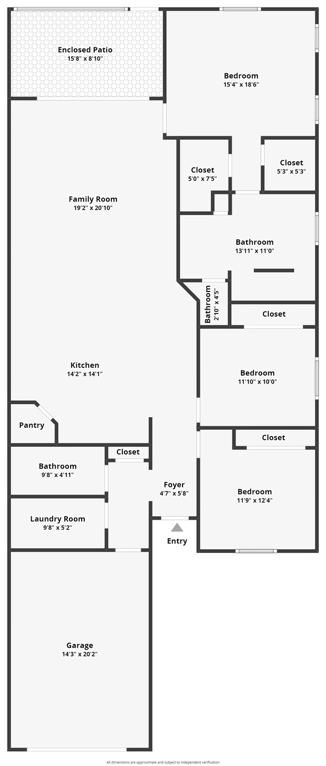 Floor Layout - 627 SW 47th Ter