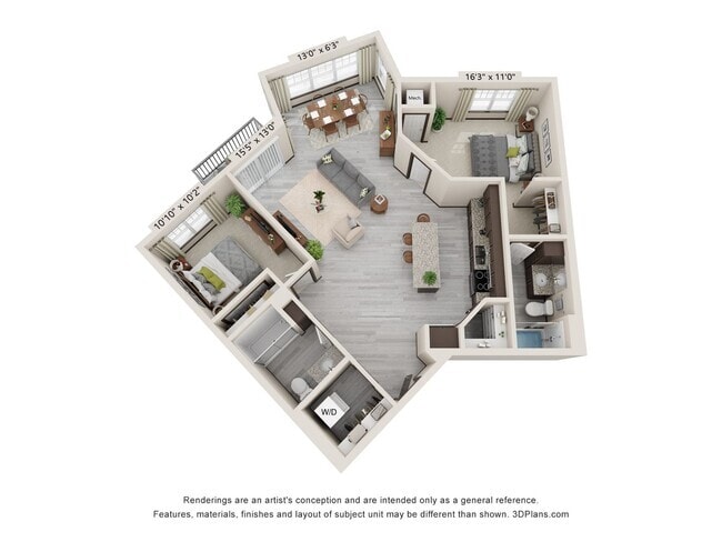 Building Photo - Large 2 Bdrm/2 Bath Apartment w/Huge Windo... Unit B117