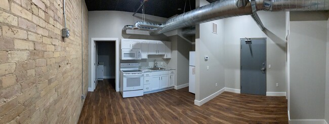 Kitchen/living - 114 S Main St Apartments Unit B
