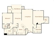 2BR/2BA