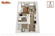 Sona Lofts Studio apartment