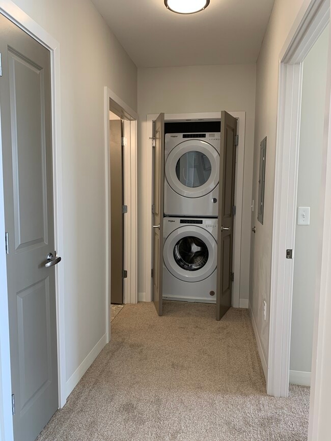 Select apartments feature washer/dryer