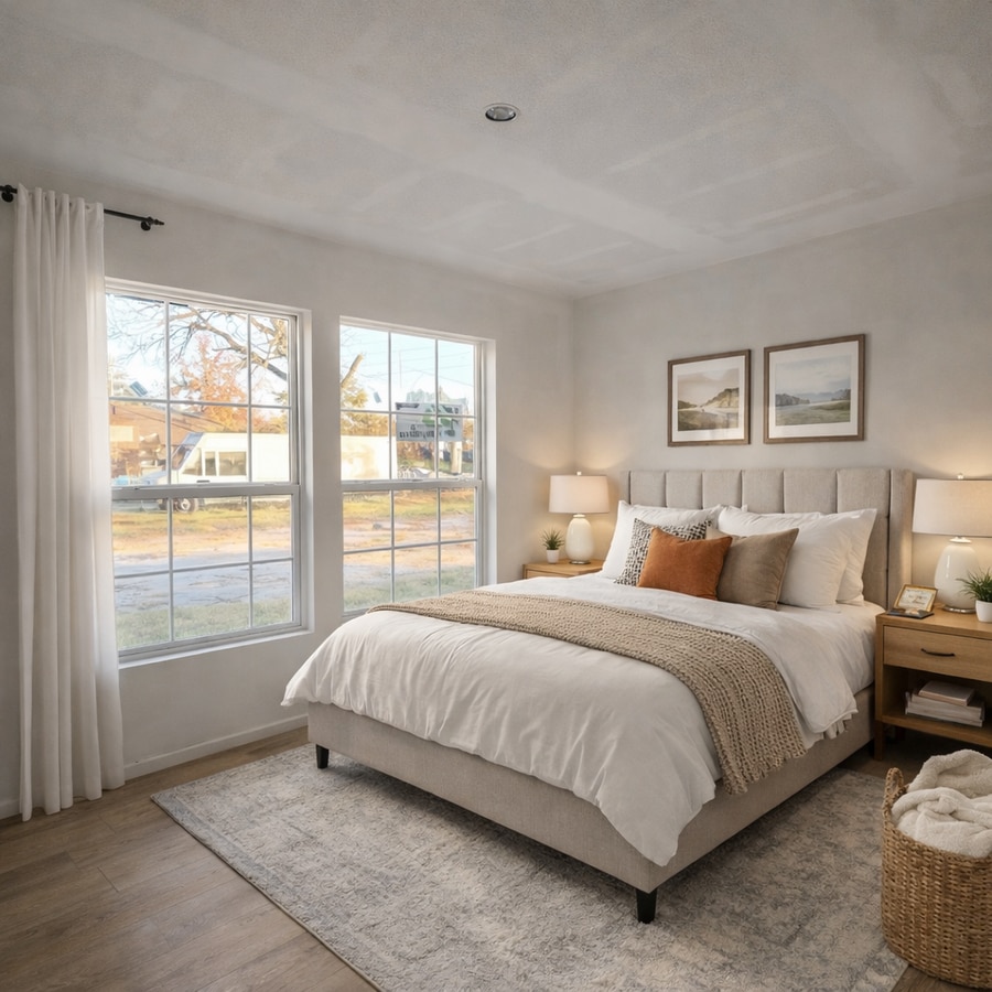 Bedroom (AI Rendered) - 1641 Groom Rd