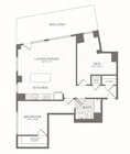 Plano de planta 1D.3 Lantera en Boston Landing