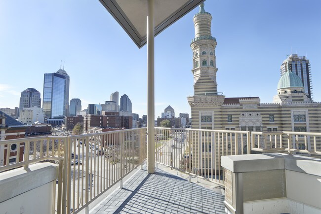 Vista de balcón de Park Ave - Millikan (Barton Block)