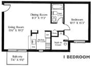 1BR/1BA