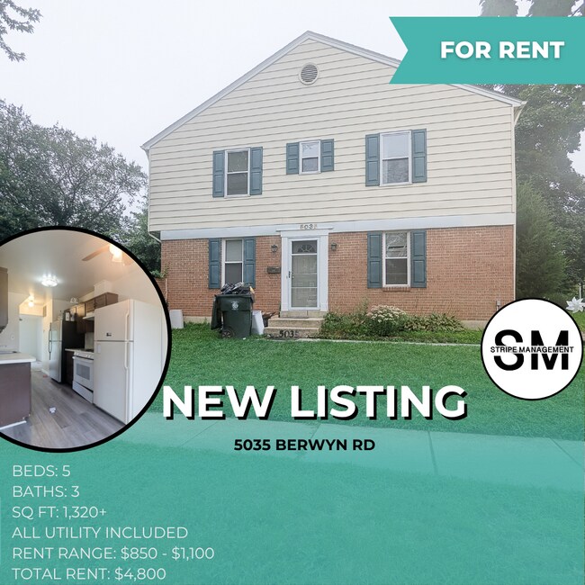Building Photo - 5035 Berwyn Rd Rental
