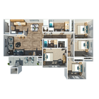 Four Bedroom + Two Bathroom