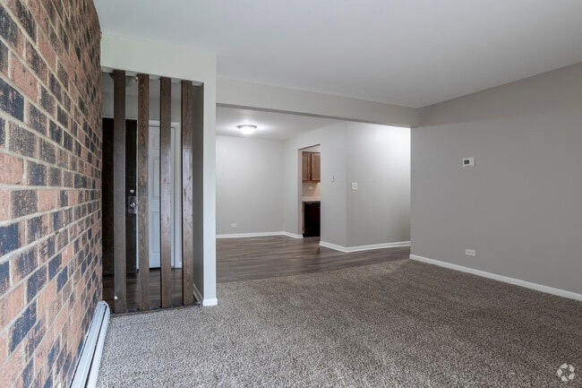 2BR, 2BA - 975SF Living Room - Westbridge Apartments