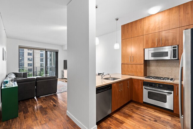 Kitchen and Living Area