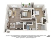 2B - 2x2 floor plan The McKenzie