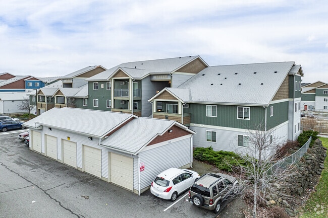 View of Garages