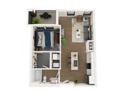 Apartment Home C Floorplan View