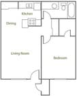 1BR/1BA