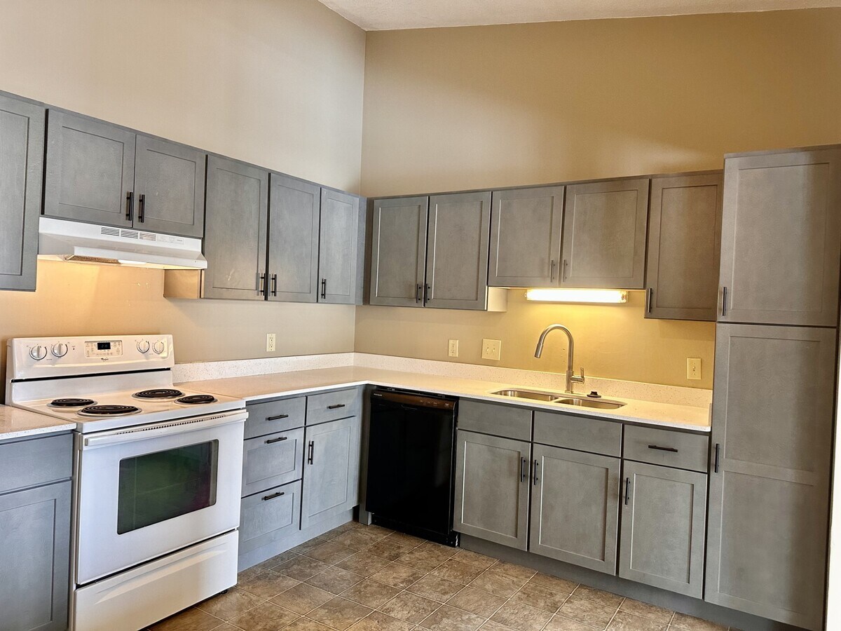 New cabinets, sink, faucet, dishwasher. - 8024 ZANE AVE N Townhome