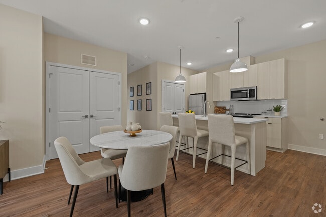 2BR, 2BA - 1,155SF - Dinning Room and Kitchen