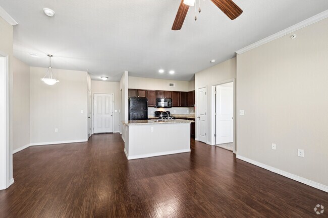 B3 - 2BR, 2.5BA - 1,148SF - Kitchen/Living/Dining Area