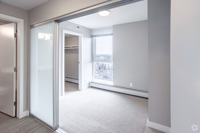 1BR, 1BA - 411SF - Bedroom - The Hendrix