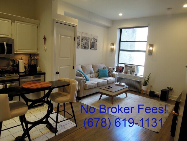 Sunny Living Room - 149 W 120th St Unit 3