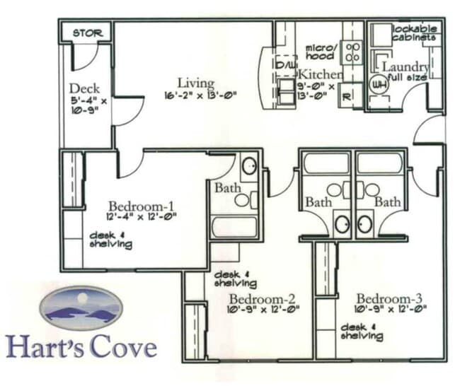 Floor Plan - 1311 Harts Ridge Dr Unit 1311