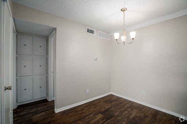 1BR, 1BA - 660SF - Dining Room Dining room with natural light at Madeira Apartments