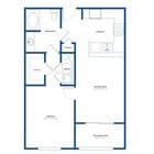 1x1 Floor Plan
