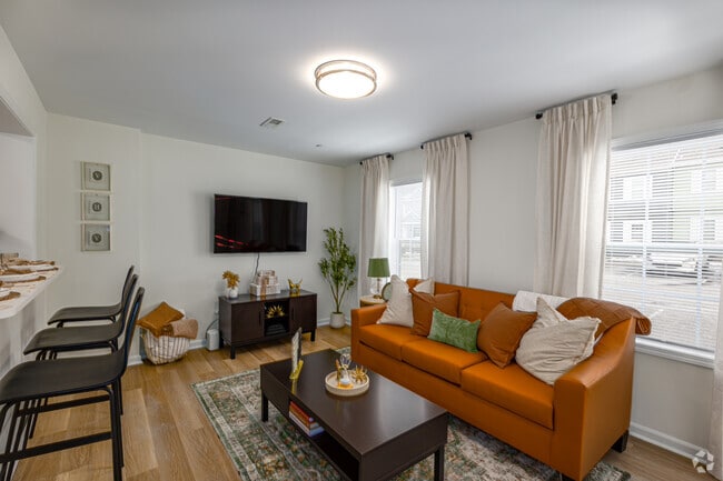 3BR, 3.5BA - 1,256SF - Living Room