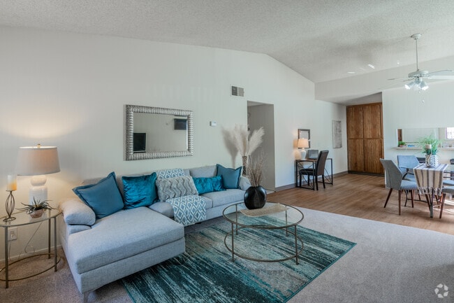 2x1 Living Room - Chaparral Apartments